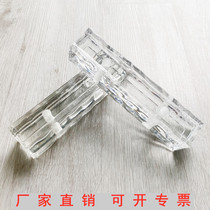 Spot solid hot melt brick Bubble brick perforated partition wall Entrance crystal brick Hotel frosted decorative background wall