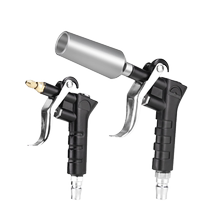 Pneumatic dust blowing gun air gun high pressure blowing gun extended copper mouth large flow air compressor dust gun air pump hair dryer