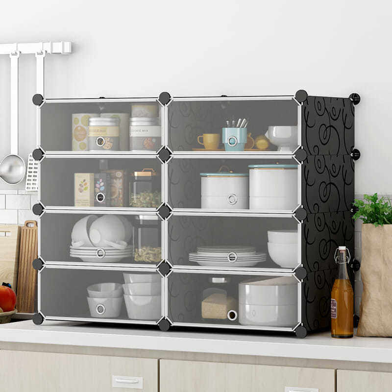 Leftover Intake Cabinet Breathable Household Large Capacity Simple Cutlery Bowl Tray Cabinet Rural Multifunction Hearth Composition Cabinet