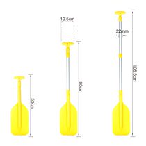 Retractable aluminum alloy paddle paddle reinforced plastic blade three-section inflatable boat assault boat rubber boat accessories