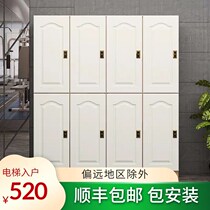 Custom Beauty Hair Shop More Wardrobe Wood Yoga Gallery Beauty Salon Bathroom Electronic Induction Lock Colorful Staff Locker
