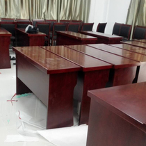 Conference Table Training Table Paint Strip Table Stickup Solid Wood Leather Office Chairs Combined Paint Bar Table Meeting Table