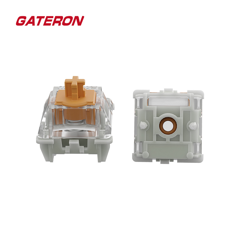 Gateron Dual-Track Magnetic Orange Switch Has a Smooth and Stable Feel, Electromagnetic Trigger Mechanical Keyboard Switch