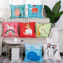 Pillow sofa cushion car waist cartoon office nap pillow bedside backrest cushion