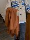 Blue scarf women's winter warm long thickened shawl high-end scarf 2025 new Korean version versatile