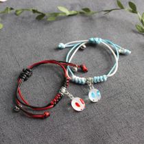 Girlfriends bracelets A pair of ancient style super fairy three-person students ancient style version of the court keepsake sisters Hanfu couple personality