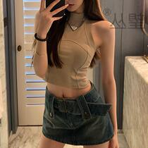 Denim Half Body Skirt Woman 2021 Summer New Korean version Thin Hot Girl Bag Hip dress with lining a half body dress pants