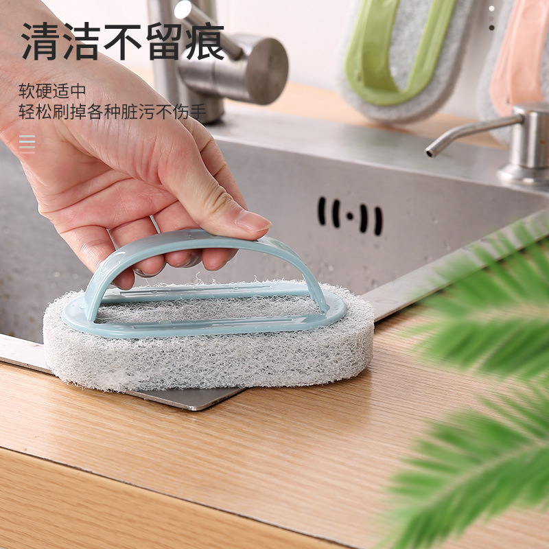 2 Yuan 88Vip Product Kitchen Tile Cleaning Brush Multi-Functional Cleaning Brush with Handle for Cleaning Stove Top and Removing Stains