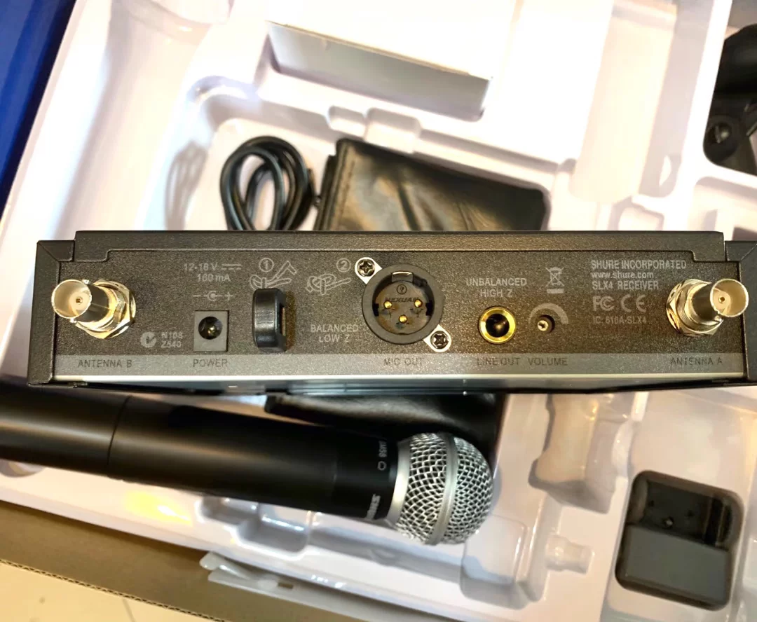 Genuine Shure/Shure SLX24/SM58 беспроводной динамический микрофон для сольного пения