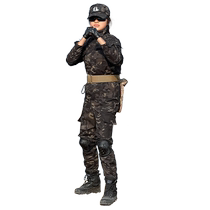 Childrens camouflage clothing suit boys and girls outdoor summer camp tactical performance performance clothing kindergarten childrens camouflage clothing