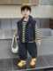 Boys' Suit Autumn 2025 New Children's Korean Style Cool Vest Three-Piece Set Little Gentleman Spring and Autumn Trendy Clothes