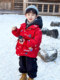Ultraman Children's down Jacket for Boys, Winter Warm Coat, 2025 New Stylish Fake Two-Piece Cotton Jacket for Baby Boys