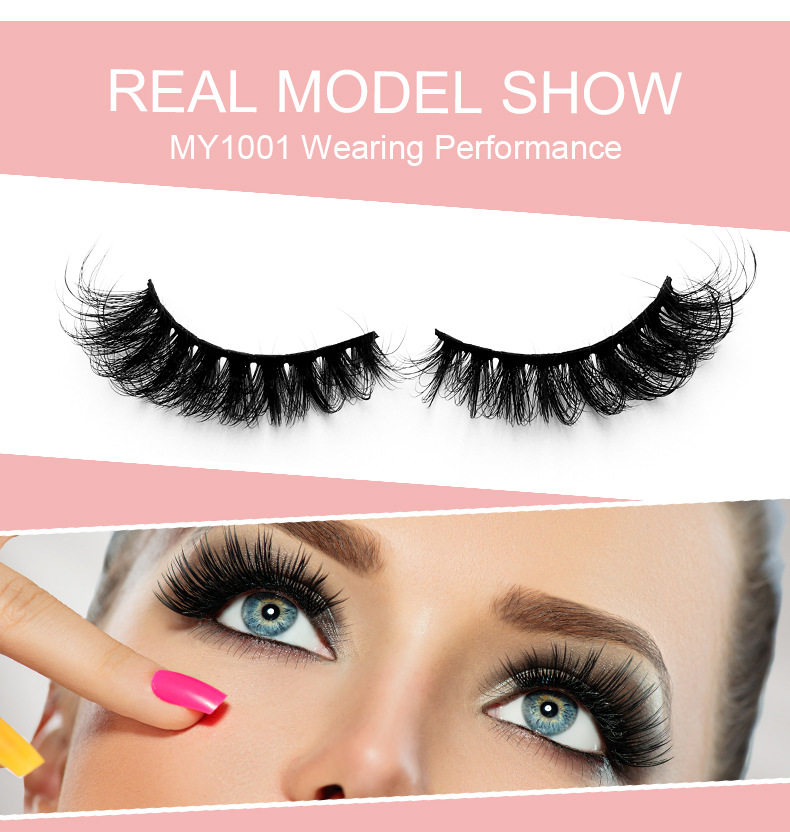 LOMO камера 10 pairs 8d mink hair natural curl thick false eyelashes