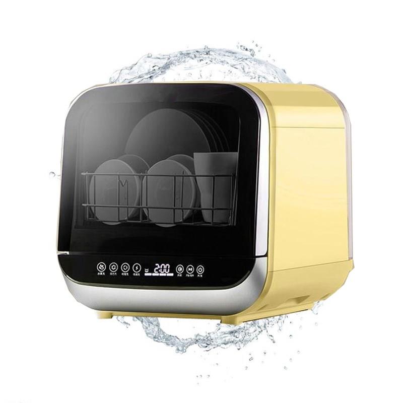 Household desktop automatic smart dishwasher free installat (1627207:1545617894:Color classification:军绿色 0V)