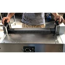 Manufacturer of glue coating machine desktop stainless steel corrugated cardboard supplier of machine color box glue carton gluing and mounting