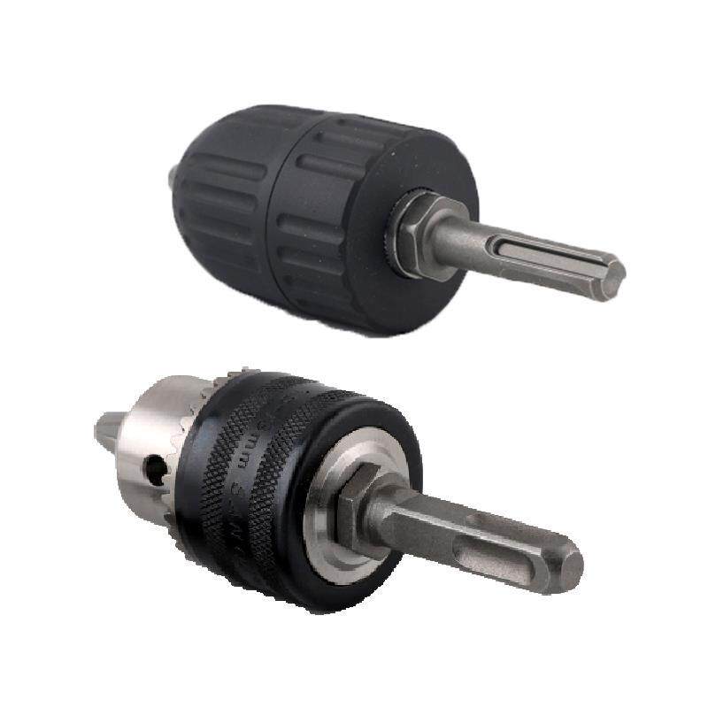 * Impact Drill head drill clamp electric hammer drill conversion electric drill connector round handle square handle 4-pit round head multifunction