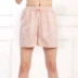 Mỹ tiêu chuẩn 2019 xuân hè mới cho nữ bộ đồ ngủ cotton mới có thể mặc bên ngoài quần nhà cotton quần nhà quần mặc nhà unisex Quần tây