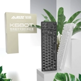 Black Jue K680T Bluetooth Беспроводная двойная мода Механическая клавиатура игра черный вал зеленый вал