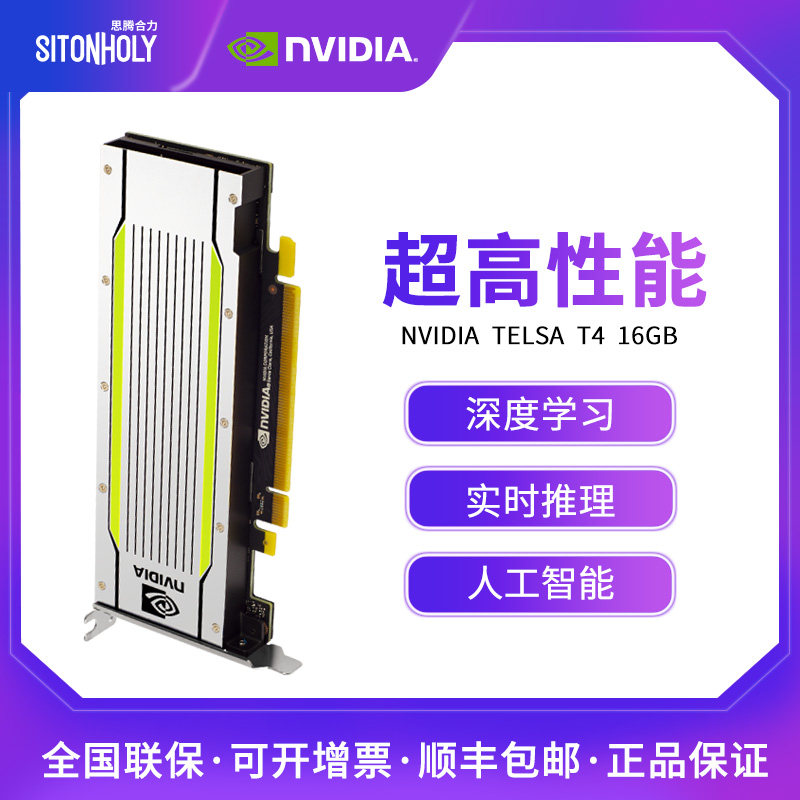 NVIDIA Tesla T4 AI Intelligent Deep Learning Reasoning Server Workstation dedicated graphics card GUP operation card-Taobao