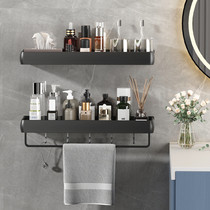 Upscale toilet shelving free-to-shower bathroom shower room toilet containing shelf wall-mounted space aluminum thickened