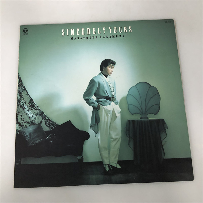 中村雅俊Masatoshi Nakamura Sincerely Yours 黑胶唱片LP