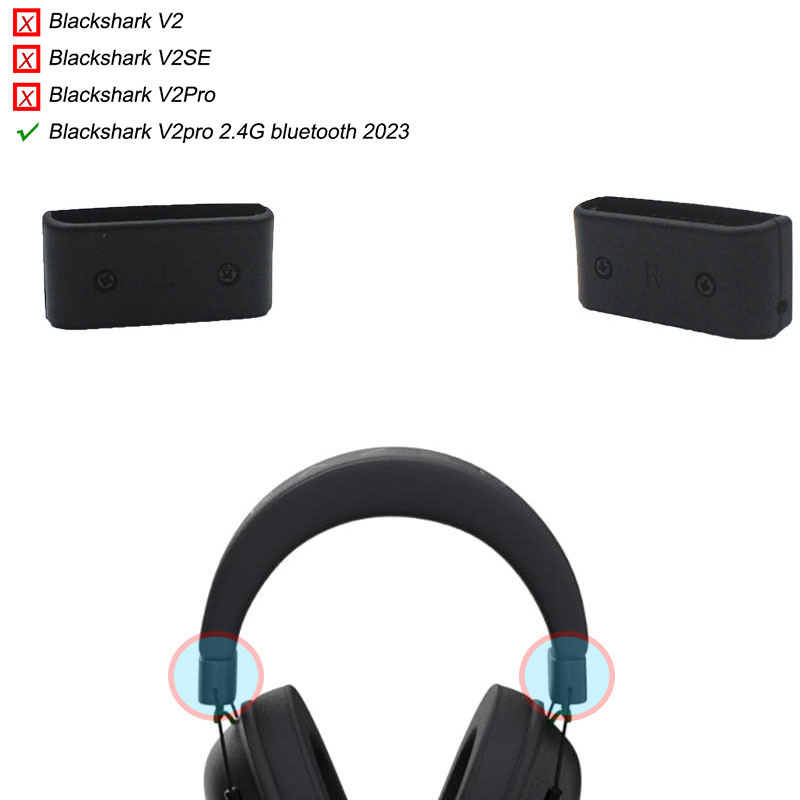 Original Razer Cyclone Black Shark Professional Edition V2 Pro Headband Telescopic Rod Fastener with Tutorial Original Razer Cyclone Black Shark Professional Edition V2 Pro Headband Telescopic Rod Fastener with Tutorial
