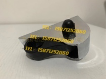 Fire truck rolling shutter door accessories pull rod base zinc alloy all black base pull rod lock buckle clip