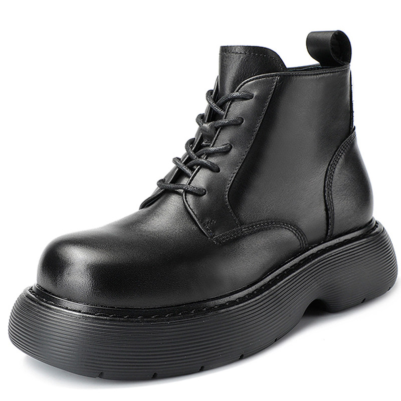 AA Level Head Layer Soft Bull Leather Martin Boot Men's Boots Autumn Winter Real Leather High Cylinder Men's Shoes American Big Tooling Boots