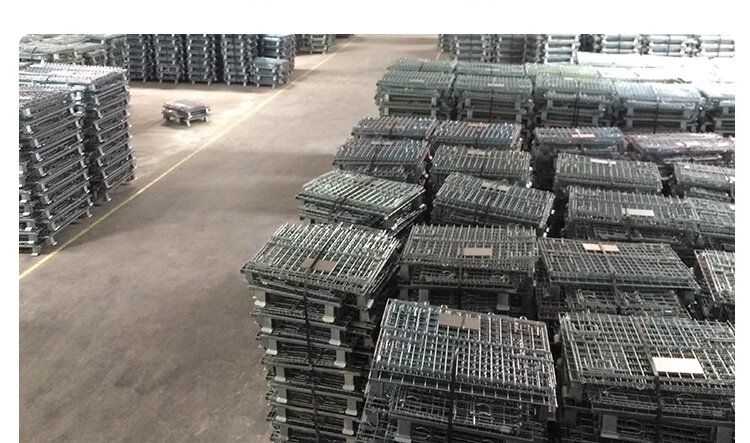 Хранение клетке 仓储笼折叠铁框仓库笼快递笼车周转箱储物笼蝴蝶笼铁笼铁框网格笼