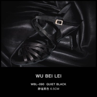 Обычная модель \ Тихая черная \ Пять -модель/подкова и 6,5 см. Подарочная танцевальная сумка+наклейка с шлифовальной ногой