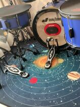 Drum carpet non-slip jazz drum foot pad sound insulation shock-absorbing floor mat special electronic drum household drum blanket silencer pad