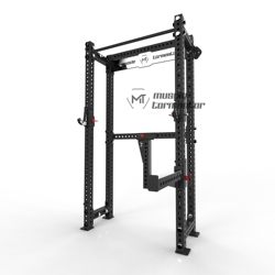Mt Extremely Narrow Frame Squat Rack Home Gym Home Fitness Squat Bench Press Deadlift 75 Square Tube Comprehensive Training Rack