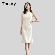 THEORY POWER series OL commuting mid-length acetate blend pocket slim business style women L1019606