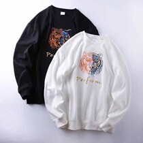 LISHENG shop (Li Sheng Yan Xing) tiger head embroidery couple sweater 0319-Z623 560