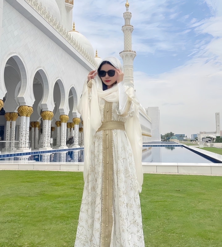 Foreign Trade Clothing Women's Dress Desert Egypt Xinjiang Hui Ethnic Group Turkey Travel Photo Shoot Large Skirt Evening Dress