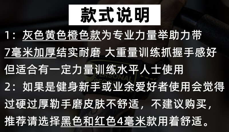 健身手套/助力带 pr轮子哥助力带硬拉带健身护腕健美举重握力带护手掌单杠引体向上
