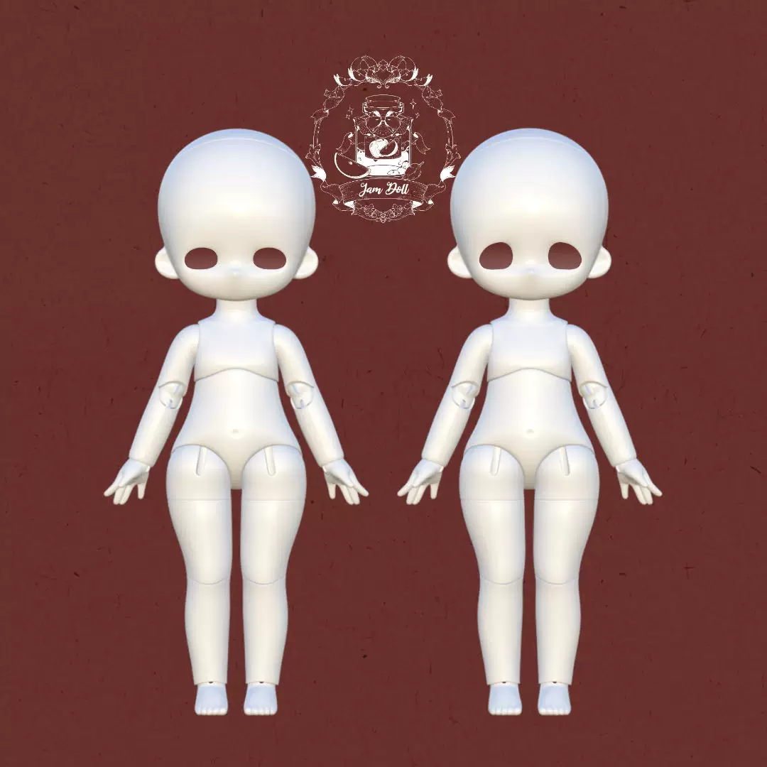 Пресс-имя [смола] Джем тело кукла JAM DOLL три вставки шесть частей кукла BJD шесть точек маленькая шесть телесерия 6bjd