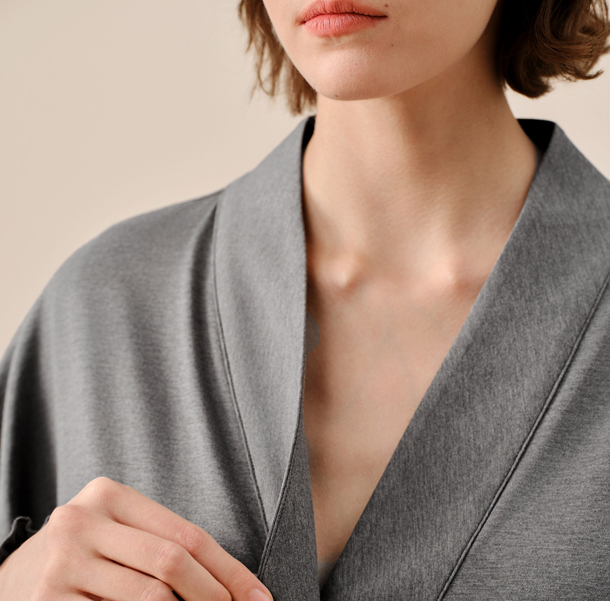 sohiwoo曦物月子服孕产妇秋款哺乳睡衣外穿天竹棉吸汗家居服套装 — 35