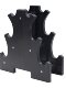 Small Dumbbell Storage Rack for Home Use, Eco-Friendly Small Stand, Portable Indoor Three-Layer Dumbbell Holder, Plastic Non-Slip