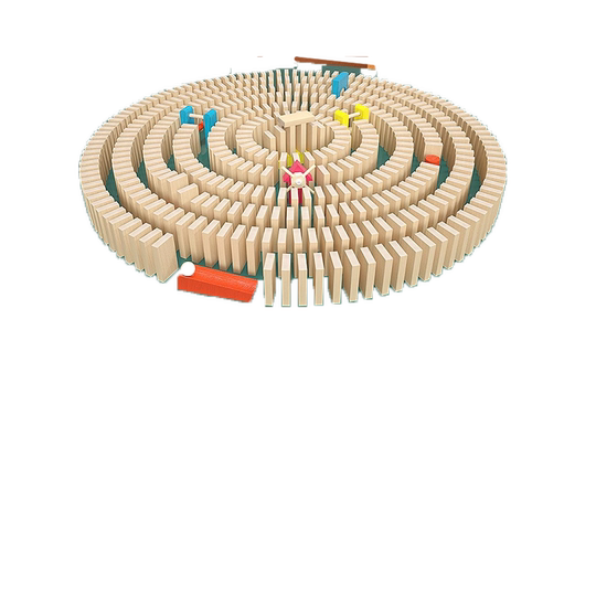 Massivholz-Dominosteine für deutsche Kinderwettbewerbe