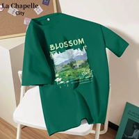 Темно -зеленый жидкий маслом живопись