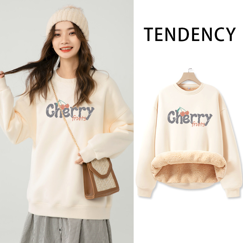 拉夏贝尔旗下 la chapelle city 兔年加绒加厚 22年冬季 女式卫衣 天猫优惠券折后￥59.9包邮（￥109.9-50）多花色可选