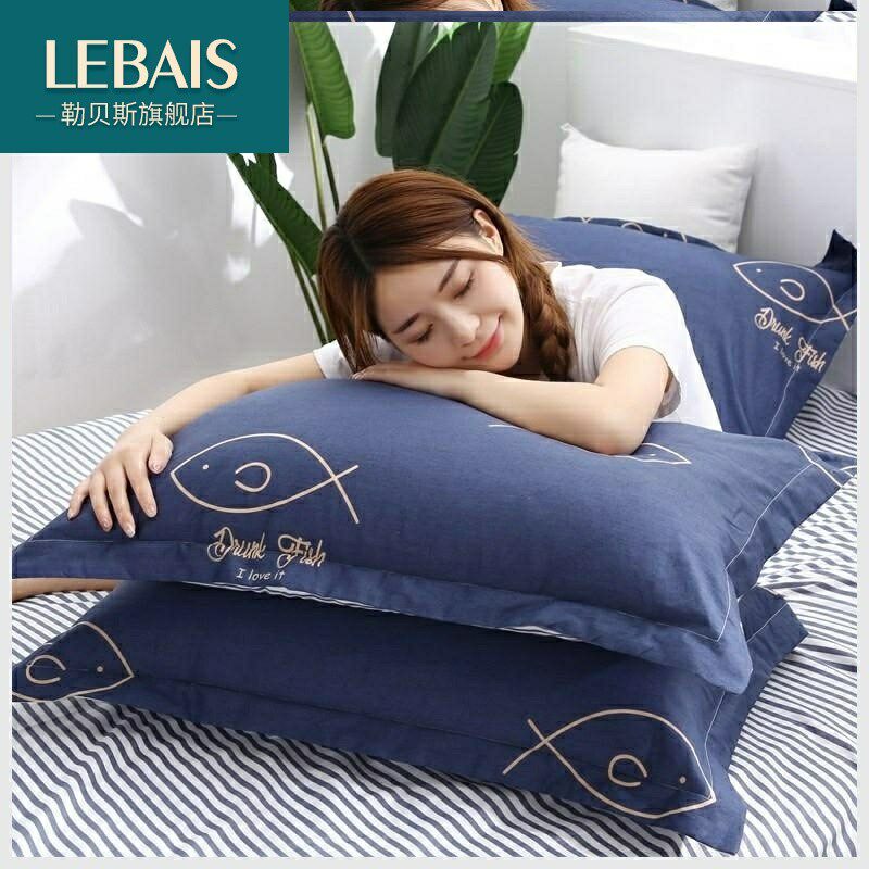 Head jacket pillowcase pair of pillowcase couple a pair of creative pillow headgear Big number single-Taobao