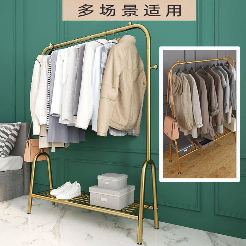 Corner coat rack floor-to-ceiling home living room bedroom hanger corner drying clothes rack live room display stand