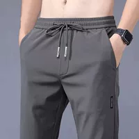 Летние тонкие шелковые ультратонкие джинсы, мужские штаны