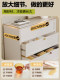 Round Pressed Iron Five-Drawer Cabinet, Living Room Iron Storage Cabinet, Floor-Standing Storage Cabinet, Bedroom Bedside Cabinet, Drawer Cabinet, Storage Cabinet