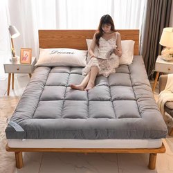 Thickened warm feather velvet soft mattress for home dormitory single and double bed bottom mattress mattress for all seasons