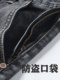 2026 New High-End Smoky Gray Spring Jeans for Men, Spring and Autumn Straight-Leg Loose Men's Pants, Middle-Aged Casual Trousers