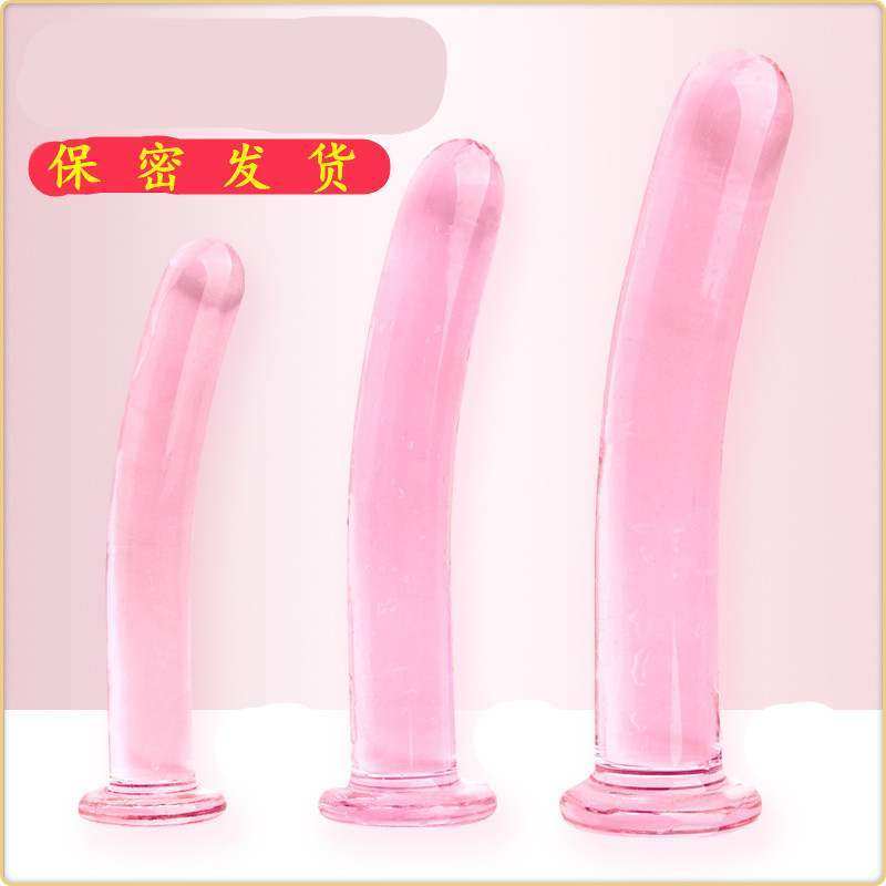 Crystal glass rod fairy backyard orgasm insertion anal masturbation stick anal plug slender female utensils