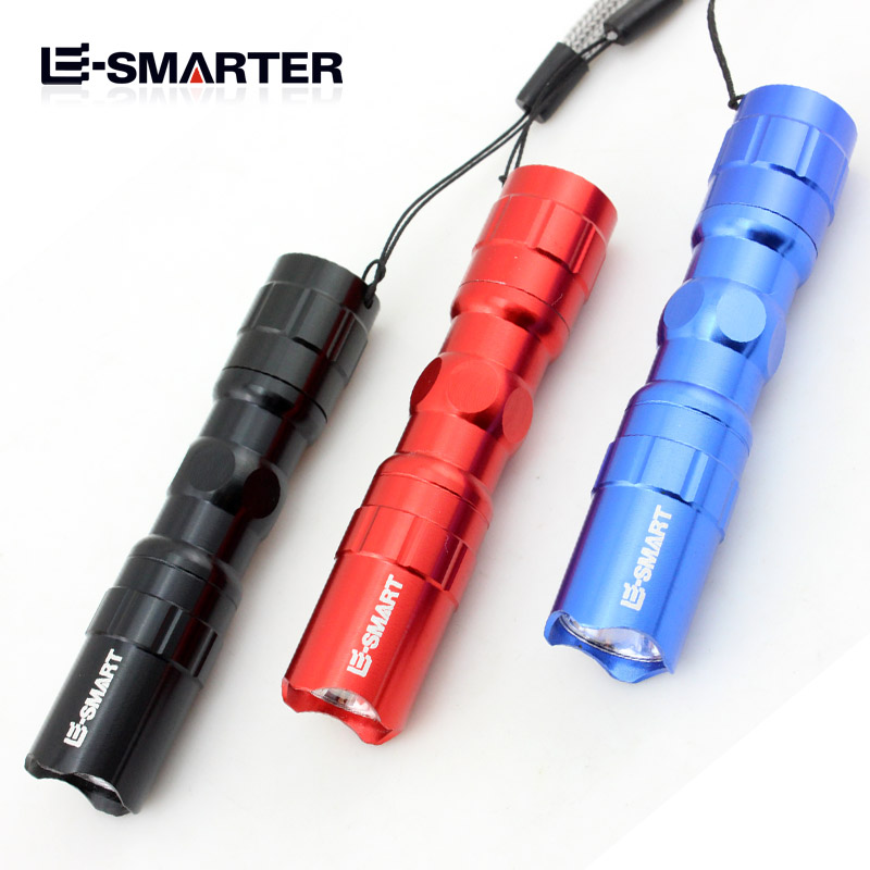 Mini super bright light small flashlight 5 Battery Powered LED multi-function charging long range outdoor portable home